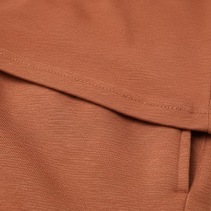 Ensemble décontracté d'été pour hommes, t-shirt à manches courtes de couleur unie et short à cordon de serrage, coton léger respirant, coupe régulière - Product Image 3
