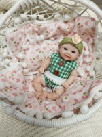Poupées de bébé en silicone souple de 6 pouces, corps entier, fille, réalistes, miniatures, nouveau-né, anatomiquement correctes