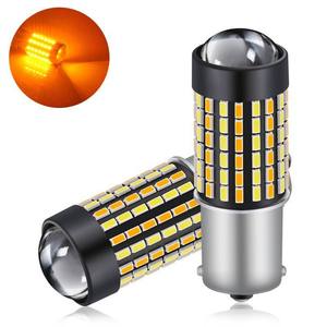 หลอดไฟ LED สองสี 1157 BAY15D สวิตช์แบ็ค สีเหลืองอำพัน/สีขาว ไฟเลี้ยวพร้อมฟังก์ชั่น DRL 1200Lm สภาพใหม่สำหรับรถยนต์ - Product Image 1