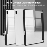 Vente chaude de luxe haute transparence étui pour tablette pour Samsung Galaxy Tab S8 Plus/S7 Plus/S7 FE étui