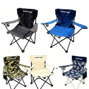 Silla Plegable para Exteriores, Playa, Camping, Pesca, Barbacoa, Jardín, Viajes, Resistente, de Oxford 600D, con Logotipo - Product Image 1