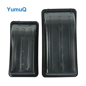 YumuQ remorque de luge sur glace en plastique traîneau de pêche sur glace luge de neige pour traîneaux de <span class=keywords><strong>Camping</strong></span> d'hiver - Product Image 2