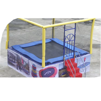 Nanan precio barato al aire libre Mini niños Fitness salto trampolín para la venta niño trampolín redondo personalizado con tienda/techo en el suelo