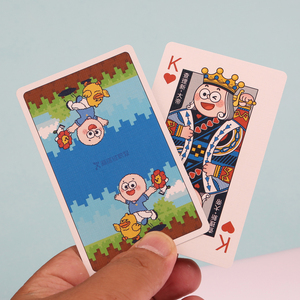 High Quality Paper <b>Playing</b> <b>Cards</b> Custom Logo Printed Cute Cartoon Poker Deck Flexible Personalized Anime Game <b>Cards</b> - Product Image 5