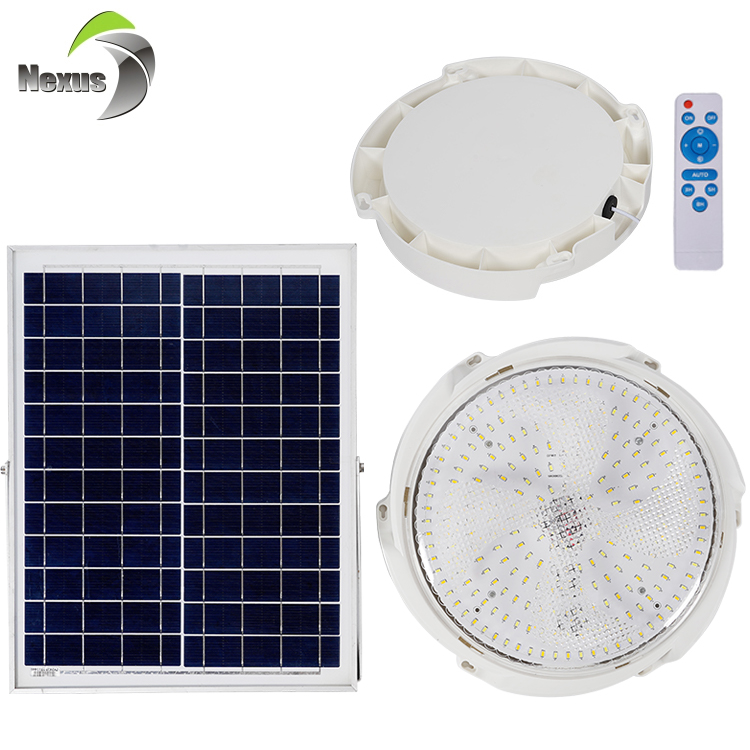 Уличное украшение высокого качества, IP65, водонепроницаемый, 40 Вт, 60 Вт, 100 Вт, 200 Вт, 300 Вт, умный светодиодный потолочный светильник на солнечной батарее