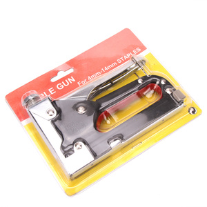 Pistola <span class=keywords><strong>Grapadora</strong></span> <span class=keywords><strong>Manual</strong></span> para Uñas, <span class=keywords><strong>Grapadora</strong></span> de Alta Resistencia para Material de Fijación de Tapicería, Decoración de Muebles de Carpintería - Product Image 3