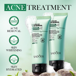 <span class=keywords><strong>Nettoyant</strong></span> à l'acide salicylique blanchissant et éliminant l'acné <span class=keywords><strong>Nettoyant</strong></span> à l'arbre à thé au niacinamide - Product Image 3