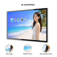 Pantalla Publicitaria Digital LCD Comercial de 43/55/65 Pulgadas, 4K IPS, Sistema Android, Pantalla Táctil Personalizada OEM para Centro Comercial
