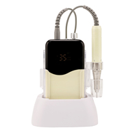 Ponceuse à ongles électrique professionnelle sans fil 65W haute puissance 2026, 35000 tr/min, faible bruit, zéro vibration, lime électrique pour ongles