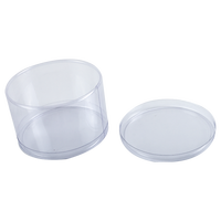 Bocaux à bougies avec couvercle et boîtes emballage boîte de couleur emballage blister cylindre en plastique personnalisé