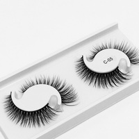 Faux cils naturels longs, 2 paires, Extension de cils, vison pour plus de beauté, maquillage