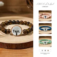 Bracelet NFC au design nouveau, alimenté par l'IA, mise à jour automatique quotidienne, cadeaux, mode personnalisée quotidienne, bijoux religieux, générateur de versets bibliques