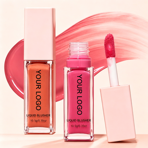 บลัชออนเนื้อลิควิด 2 in 1 สำหรับแก้มและปาก 11 เฉดสี บลัชออนอเนกประสงค์ แบรนด์ส่วนตัว วีแกน ปราศจากการทดลองกับสัตว์ บลัชออนเนื้อนุ่มจากธรรมชาติสำหรับใช้ทุกวัน - Product Image 1