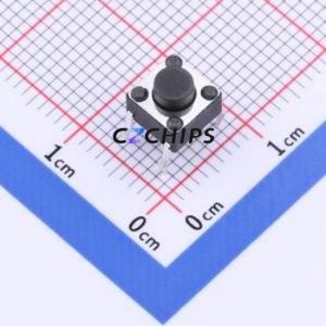 TSD001B05026A03 Tactile <b>Switch</b> Through hole Component (THT)-4P,6x6mm <b>Switch</b> Round Button 2.6N Through Hole 6mm - Product Image 1