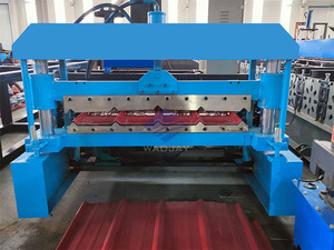 เครื่องขึ้นรูปลอนหลังคาอัตโนมัติแบบชั้นเดียว / เครื่องขึ้นรูปแผ่นโลหะรูปทรงสี่เหลี่ยมคางหมู - Product Image 4