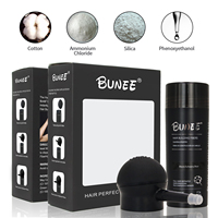 Private Label Personal Use Vegan Fiber Powder Fibers Black Thick Hair Building Fiber with High Quality