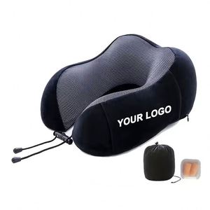Almohada de Viaje Cervical en Forma de U, 100% Espuma Viscoelástica, Soporte Personalizado para Camping y Avión - Product Image 6