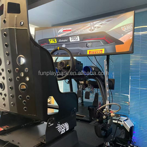 Machine de jeu d'arcade automobile 6DOF à 3 écrans en fibre de verre pour PS5 FunplayVR-022 – Jeu de course automobile d'arcade - Product Image 1