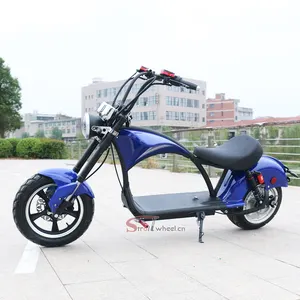 城市可可电动踏板车强力成人60V 20Ah踏板车电动成人1500瓦电动摩托车，带大两轮城市可可