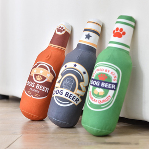 Gran oferta, botella de juguete de peluche para perros, cerveza, juego de mascotas, juguetes para masticar para pequeña tienda de mascotas - Product Image 3