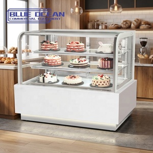 Vitrina Refrigerada de 2 Niveles para Pasteles y Chocolates, de Una Sola Temperatura, Venta al Por Mayor - Product Image 1