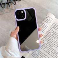 Bonbons Coloré Simple Transparent Téléphone étui pour iphone 11 12 13 14 15 16 XS Pro Max Plus Mini Antichoc Couverture Arrière