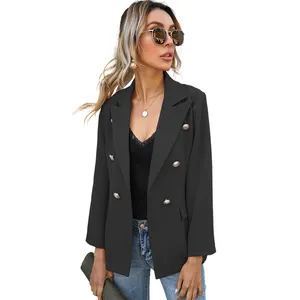 OEM High Quality Classy Ladies Business Anzüge Frauen Black Blazer Office formell