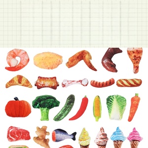 Giocattoli da Masticare Durevoli ed Ecologici a Forma di Cibo, Simulazione Realistica, Morbidi in Cotone con Catnip, Frutta con Suono Squittente per Cani e Gatti - Product Image 3