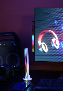 Barras de Luces LED Inteligentes para Navidad, Indicador de Nivel de Música, Ritmo Ambiental, Control de Sonido Colorido, para Coche y Juegos - Product Image 4