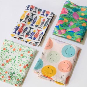 Serviettes de cuisine absorbantes personnalisées en coton pur imprimé pour l'exportation transfrontalière, ensembles de thé, impression de logo en gros - Product Image 4