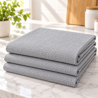 Nappe rectangulaire imperméable HuiHe aspect lin gris, facile à nettoyer, pour salle à manger, cuisine, maison