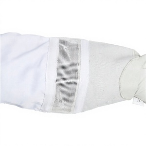 Gants d'apiculture Witbee BG-4 durables et respirants en peau de mouton et coton avec filet ventilé, taille XL, pour la protection des apiculteurs - Product Image 1