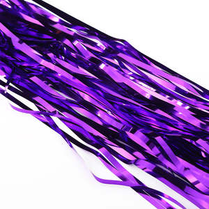 Vente en gros de franges brillantes, décoration de fond, <span class=keywords><strong>rideau</strong></span> en feuille d'emballage <span class=keywords><strong>extérieur</strong></span> personnalisé, <span class=keywords><strong>rideau</strong></span> en feuille de pluie de 2m - Product Image 2