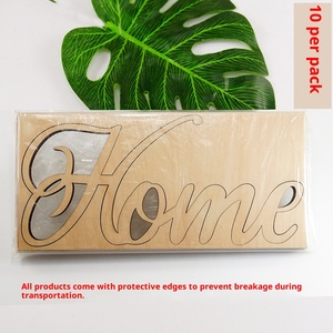 ป้ายไม้แกะสลักตัวอักษรภาษาอังกฤษทำจากไม้เป็นมิตรกับสิ่งแวดล้อมของตกแต่งบ้านป้ายไม้กลวงสำหรับธีมความรักของร้านค้าต้อนรับคริสต์มาส - Product Image 4