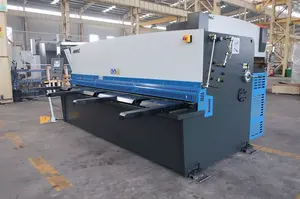 Machine de découpe de cisaille hydraulique de tôle d'acier CNC