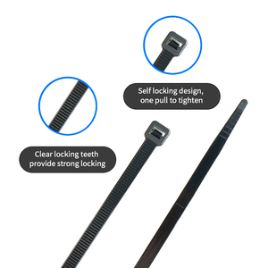 100% Nylon Outdoor Cable Tie Gancho de travamento automático colorido e <span class=keywords><strong>Loop</strong></span> Econômico Nylon Plástico - Product Image 6