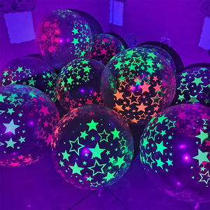 Blacklight balon pesta bersinar dalam gelap balon lateks <span class=keywords><strong>Neon</strong></span> perlengkapan pesta ulang tahun balon <span class=keywords><strong>Neon</strong></span> UV - Product Image 1