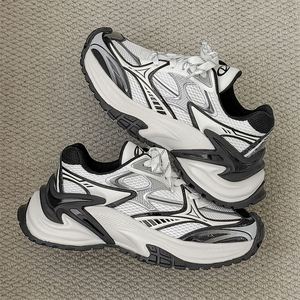 Nouvelles Chaussures de Sport à Plateforme Amortissante et à Lacets, Semelle Intermédiaire en Caoutchouc, Respirantes en Maille, Tendance pour Couples - Product Image 5