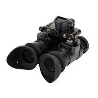 Kacamata Penglihatan Malam Gen2+ Dual Tube dengan Teropong Inframerah 1x 850nm untuk Pengamatan Malam di Luar Ruangan