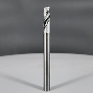 Single Flute Spiral Tungsten Carbide Milling Cutter Aluminum Router Bit CNC <strong>End</strong> <strong>Mill</strong> - Product Image 2