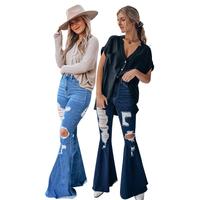 Jeans personnalisés en gros pour femmes, dernières tendances, vaqueros pour homme, pantalon en denim, jeans patchwork de marque pour femmes
