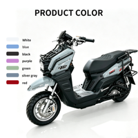 Scooter électrique chinois très vendu, moto électrique 2000W, Moto Electrica Cruiser, exportation vers l'Amérique du Sud