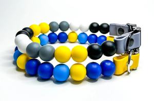 <span class=keywords><strong>Collar</strong></span> de perro personalizado elegante <span class=keywords><strong>collar</strong></span> de nailon con cuentas de silicona personalizadas y hebilla personalizable elegante - Product Image 4