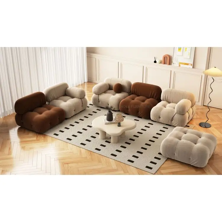 أريكة بليني عصرية من نوفا, أريكة حديثة لغرفة المعيشة ، أريكة مقسمة ، وحدات بتصميم ماريو من طراز