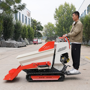 सोओ ई हाइड्रोलिक गैसोलीन 500 किलो मिनी ट्रैक क्रॉलर डम्पर ट्रक ट्रांसपोर्टर - Product Image 4