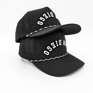 Sustainable 5 Panel Waterproof Golf <b>Cap</b> Custom Embroidery Logo Low MOQ OEM Laser Perforated Breathable <b>Quick</b> <b>Dry</b> Functional - Product Image 3