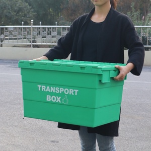 Mới và không sử dụng lớn nestable nhựa di chuyển thùng Tote tái sử dụng container cho vẻ đẹp thuốc cửa hàng bán lẻ kích cỡ tùy chọn - Product Image 4