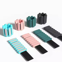 Accessoires de Pilates écologiques ovales, vert sauge, accessoires de Pilates personnalisés, kit d'équipement de Pilates multicolores
