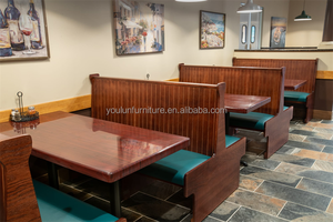 <span class=keywords><strong>Banquette</strong></span> en bois Dossier Sièges antiques Cabine de <span class=keywords><strong>restaurant</strong></span> à cadre en bois - Product Image 6