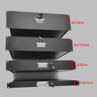 Tiroir de rack de serveur 2U 3U 4U, accessoires de cabinet réseau 19 pouces, boîte de rangement sécurisée, tiroir coulissant, boîtier 1U, étagère cantilever